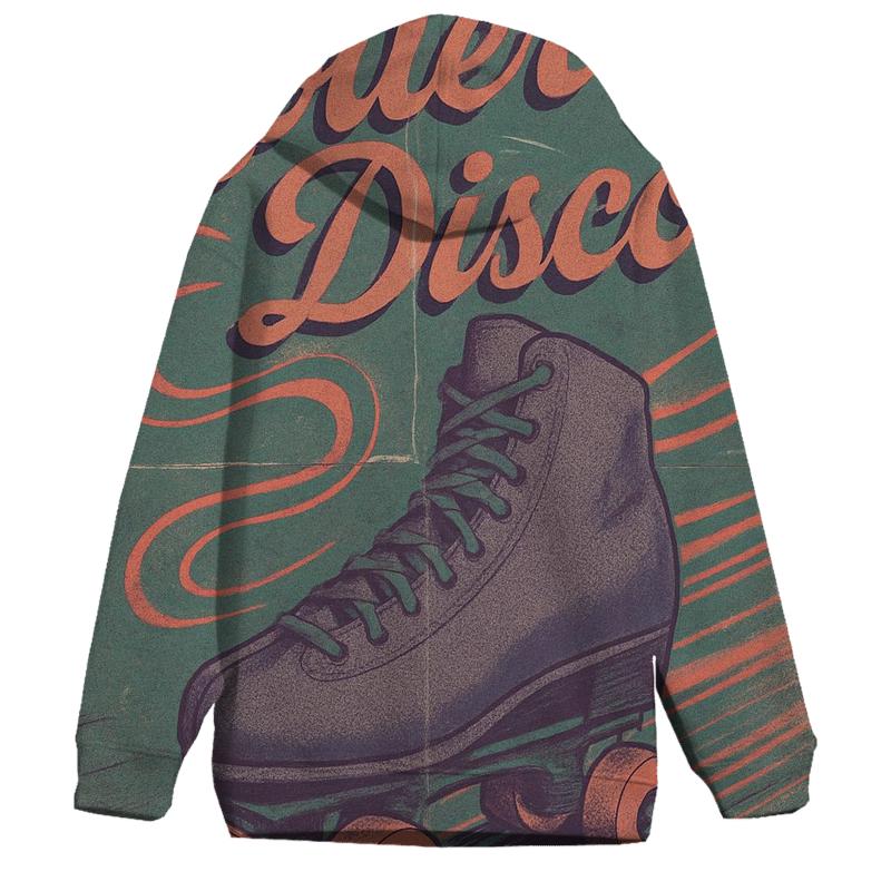 Faded Roller Rink Neon Poster hoodie styles