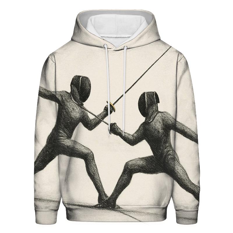 Precision Fencing Silhouette lightweight hoodies
