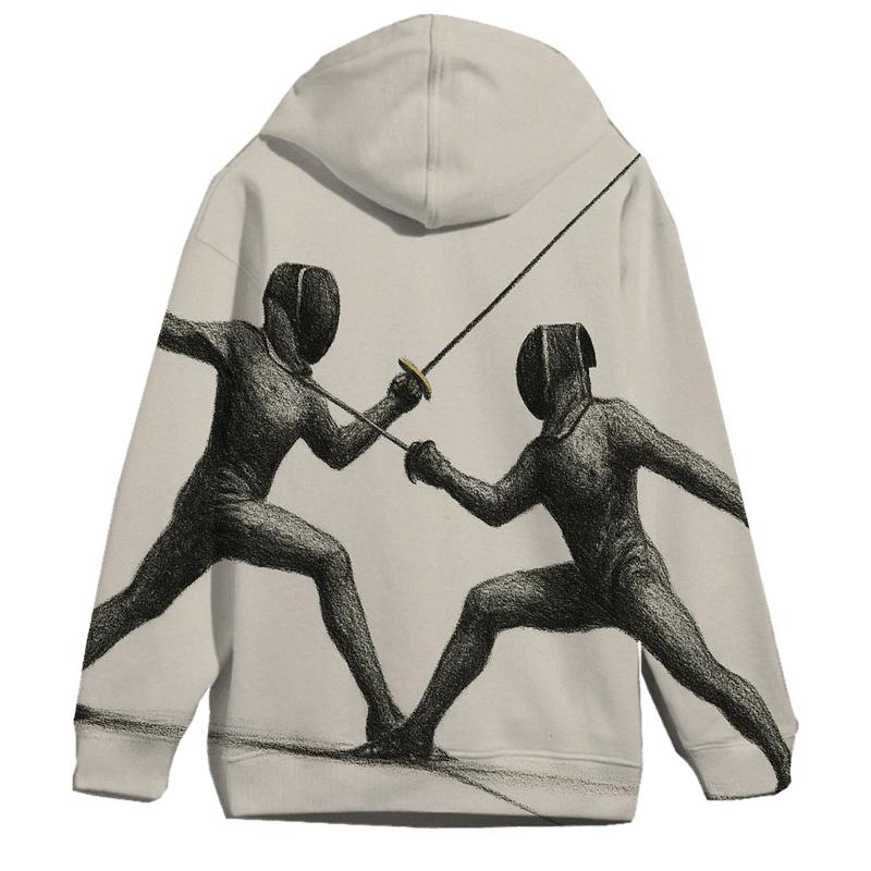 Precision Fencing Silhouette lightweight hoodies