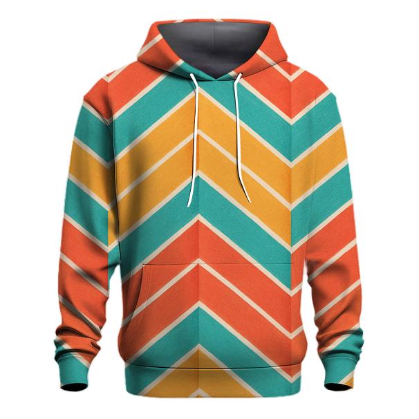Chevron Accordion Coral hoodie styles