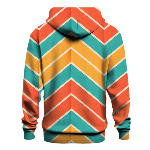 Chevron Accordion Coral hoodie styles