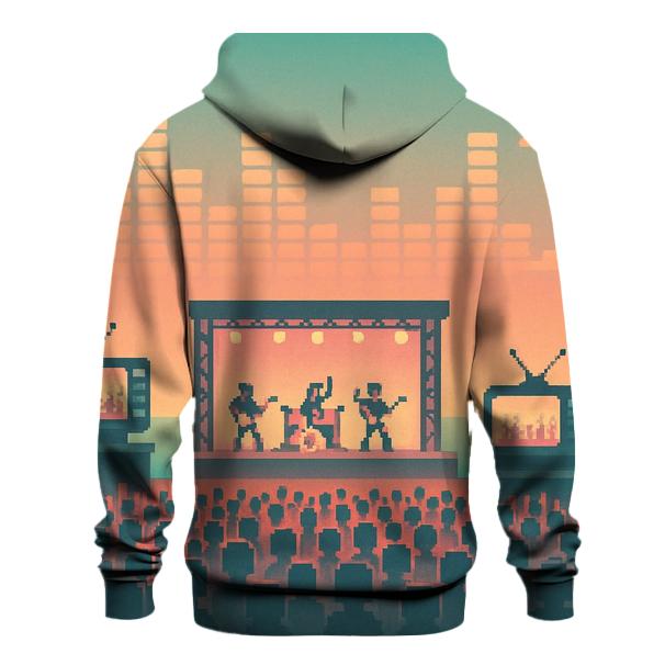 Pixel Concert Panorama hoodie designs