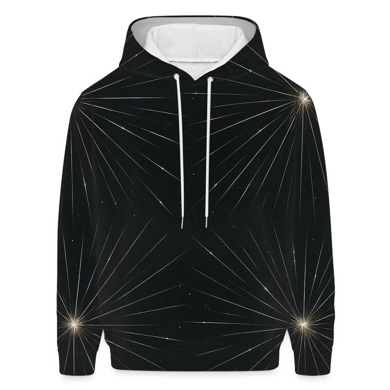 Meteor Trail Radiant Grid hoodie designs
