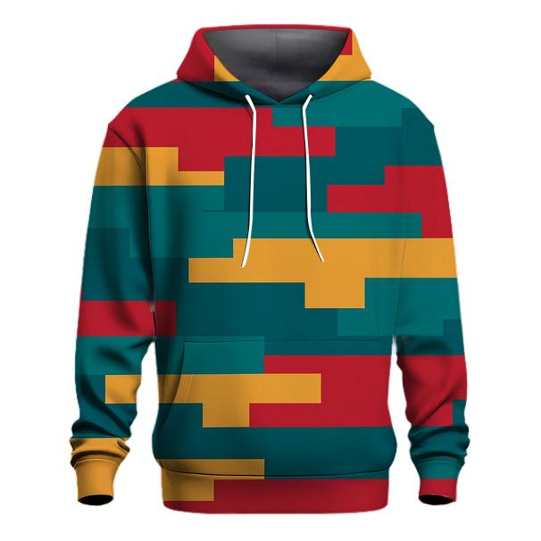 Analog Glitch Fade pullover hoodies