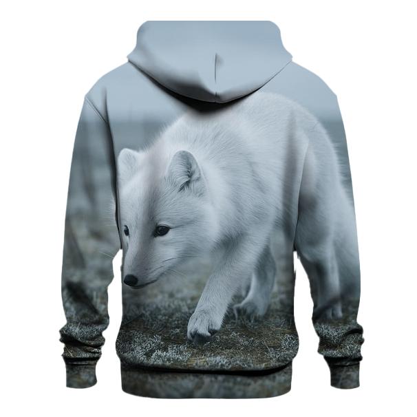 Tundra Browse — Arctic Fox heavyweight hoodies