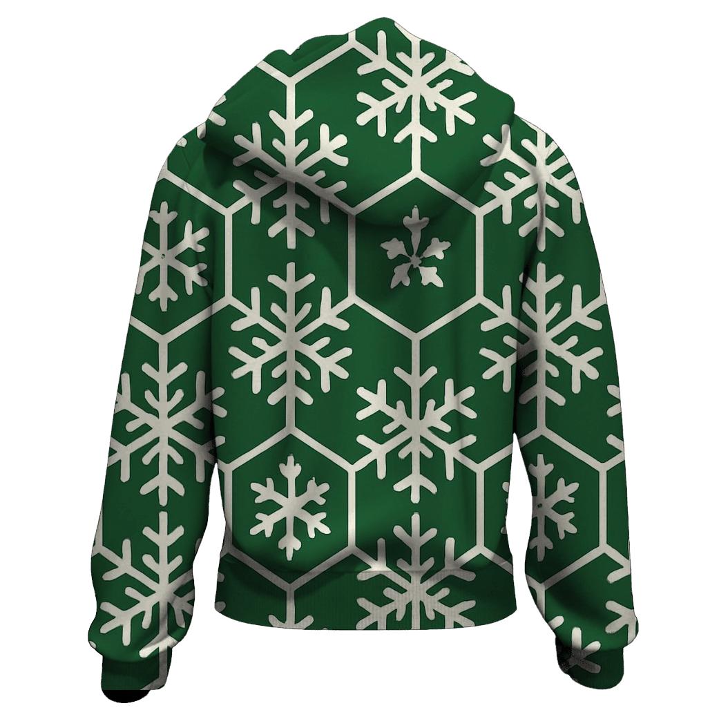 Snowflake Hexagon Field pullover hoodies