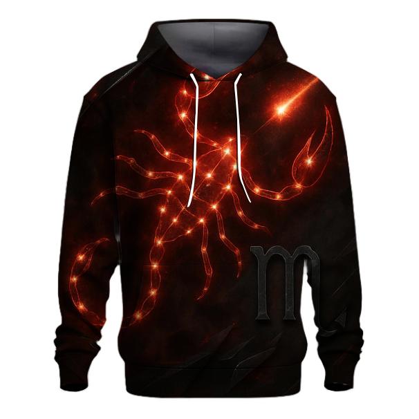 Scorpio Galactic Scorpion Design printed hoodies