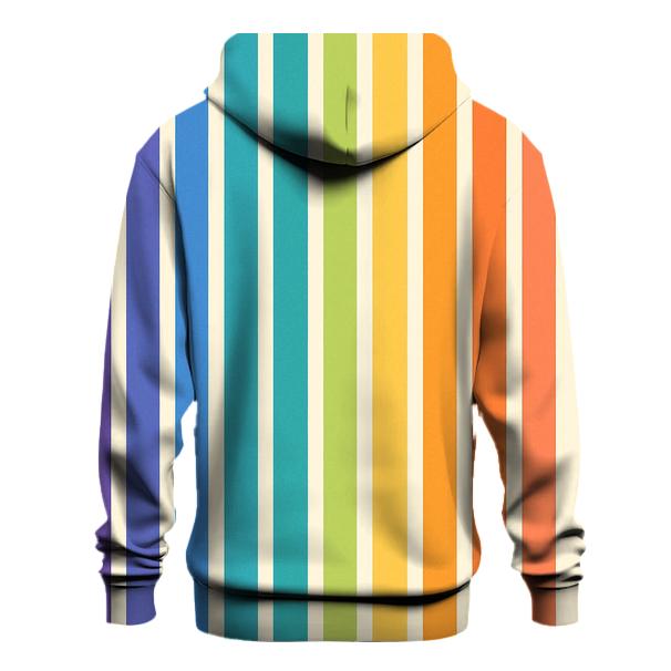 Rainbow Prism Bars embroidered hoodies