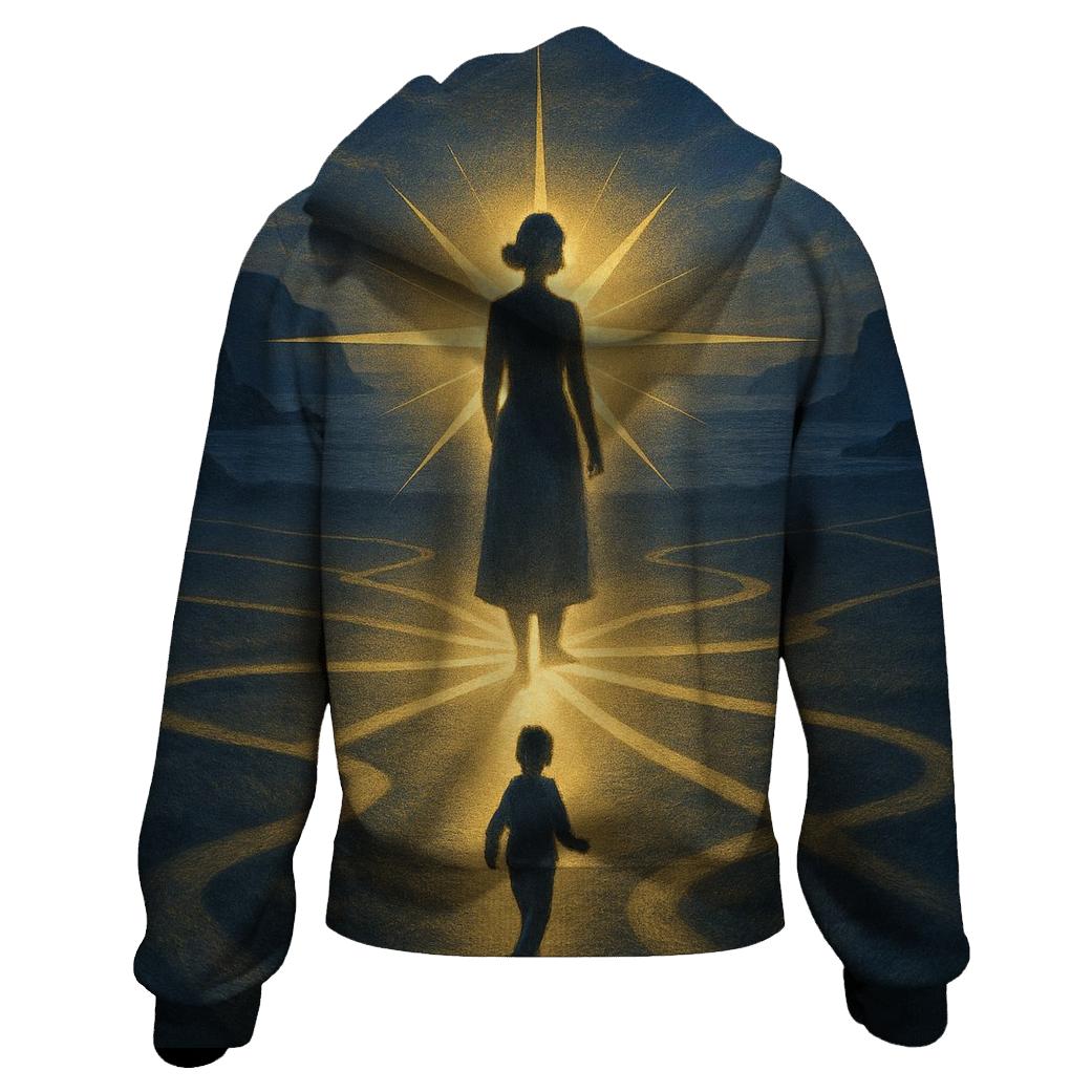 The Heart Compass embroidered hoodies