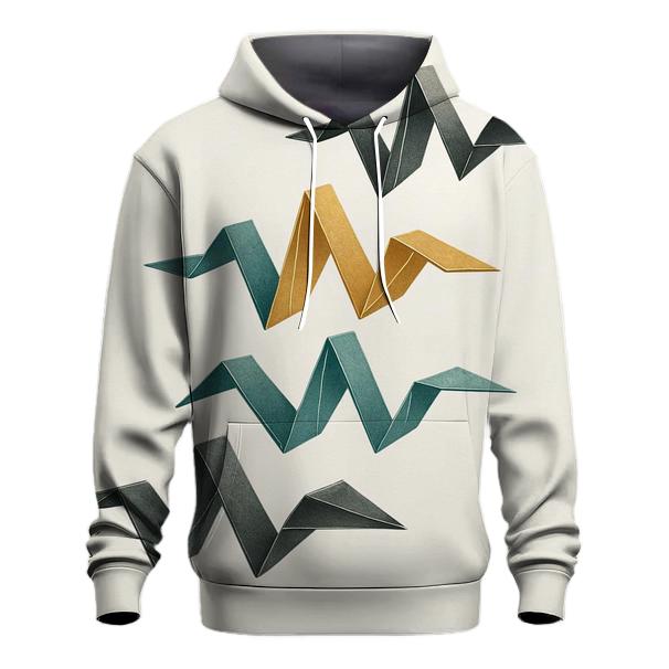 Soundwave Origami zip-up hoodies