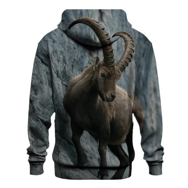 Highland Browse — Alpine Ibex lightweight hoodies
