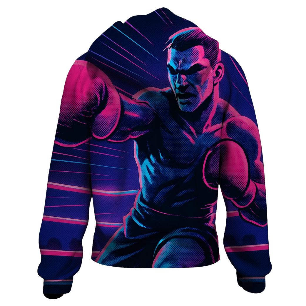 Neon Boxing Arena hoodie trends