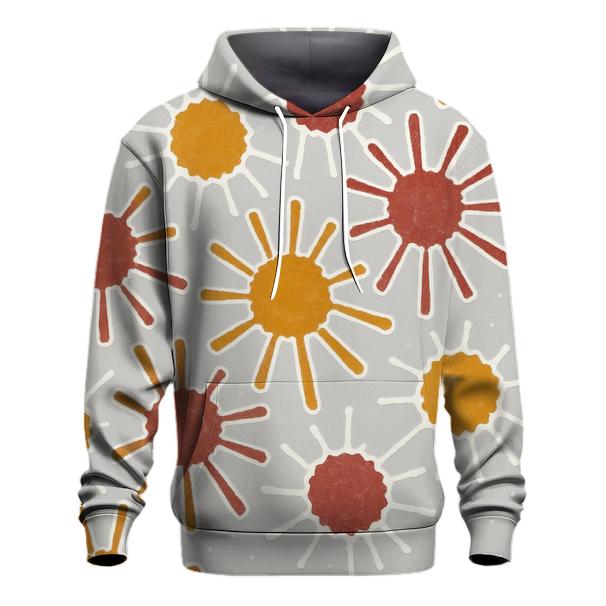 Diagonal Sunburst Kumo pullover hoodies