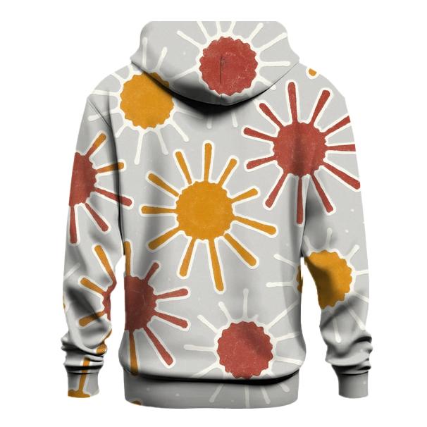 Diagonal Sunburst Kumo pullover hoodies
