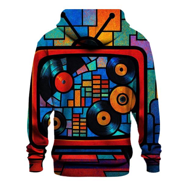 Retro TV Remix custom hoodies
