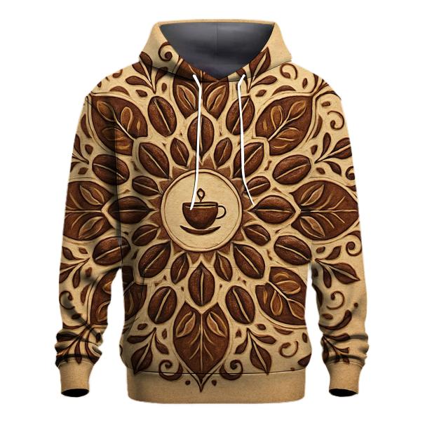 Bean Mandala Mosaic embroidered hoodies