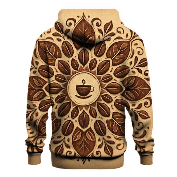 Bean Mandala Mosaic embroidered hoodies