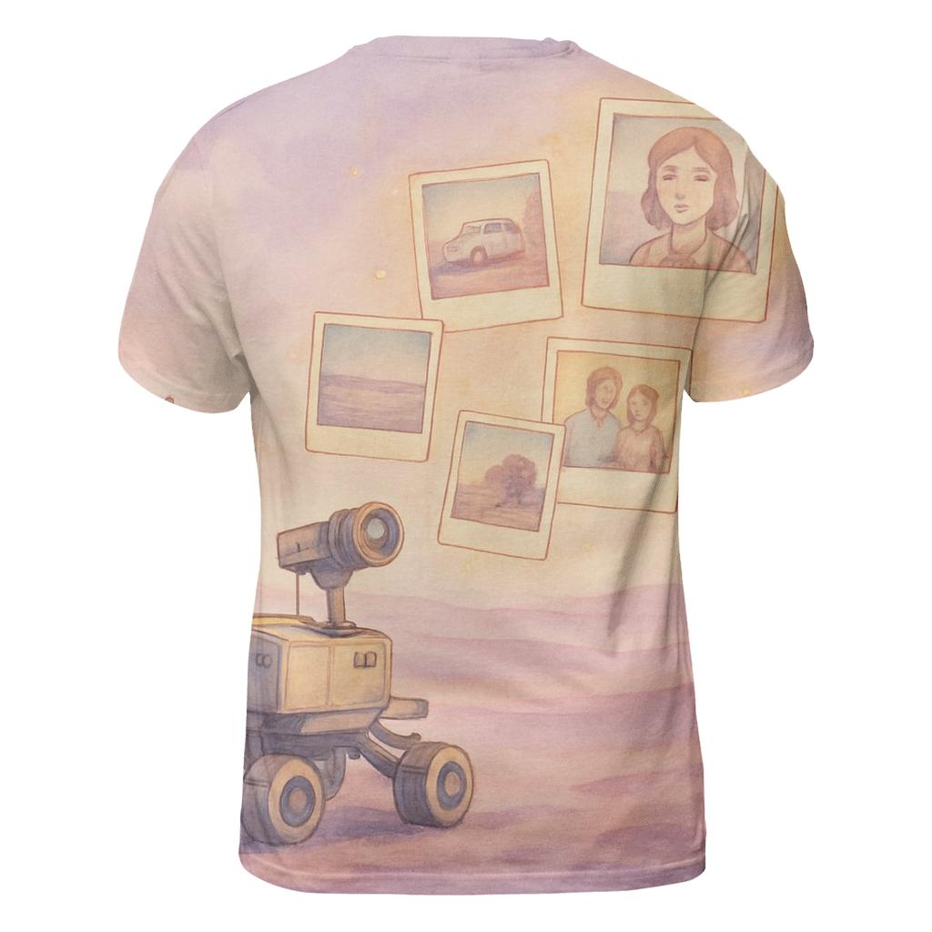 Polaroid Dream Rover vibrant all-over design tees