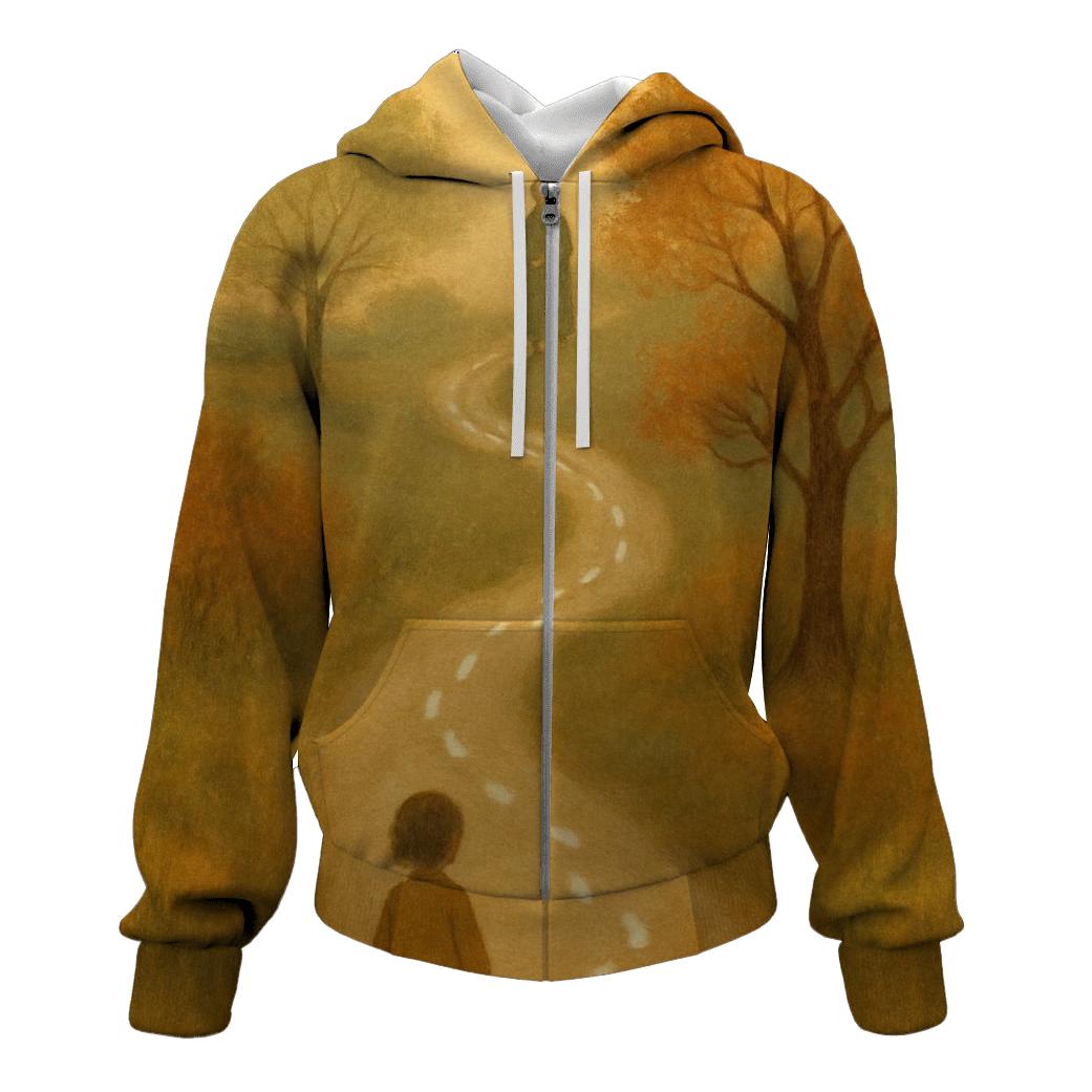 Footprints In The Heart embroidered hoodies