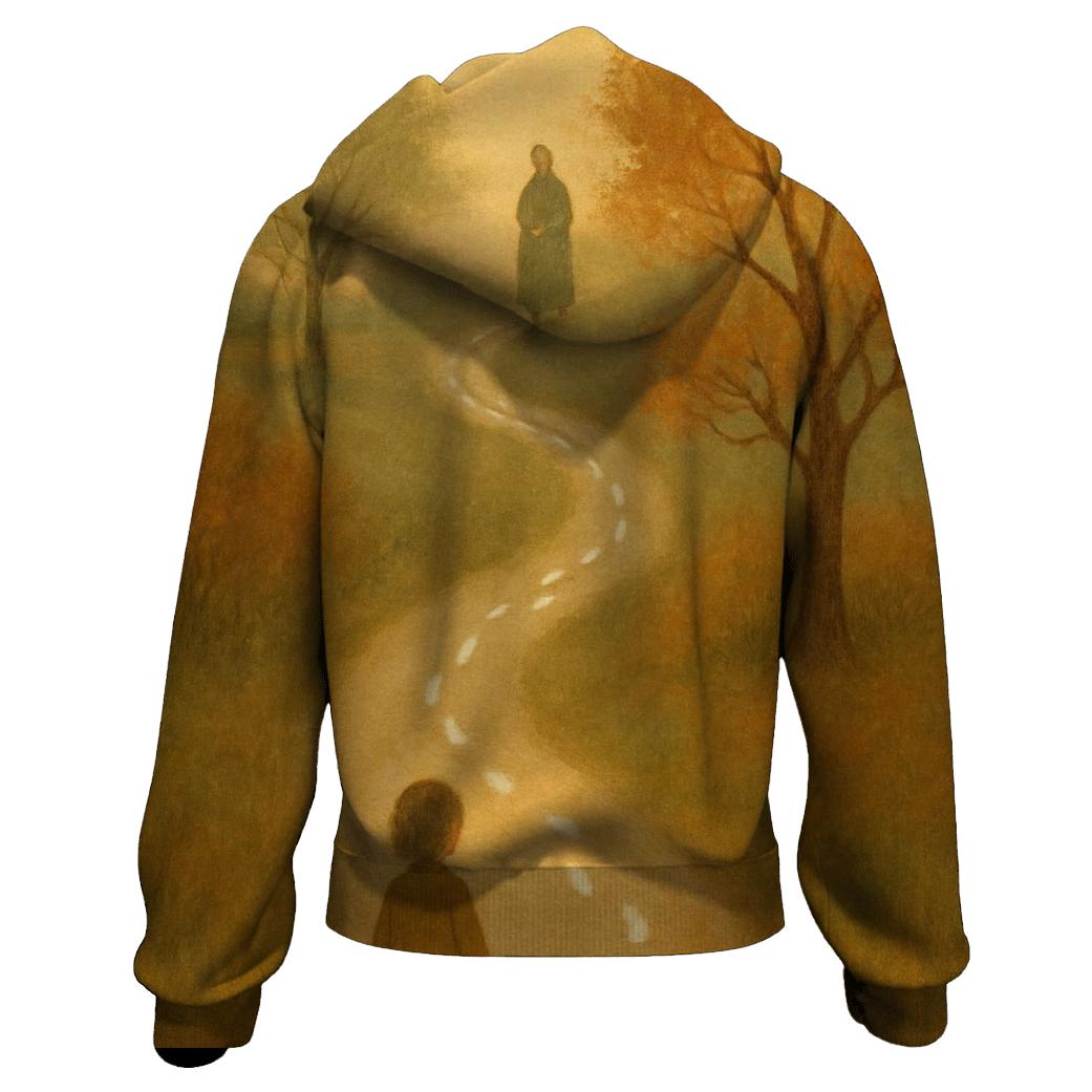 Footprints In The Heart embroidered hoodies