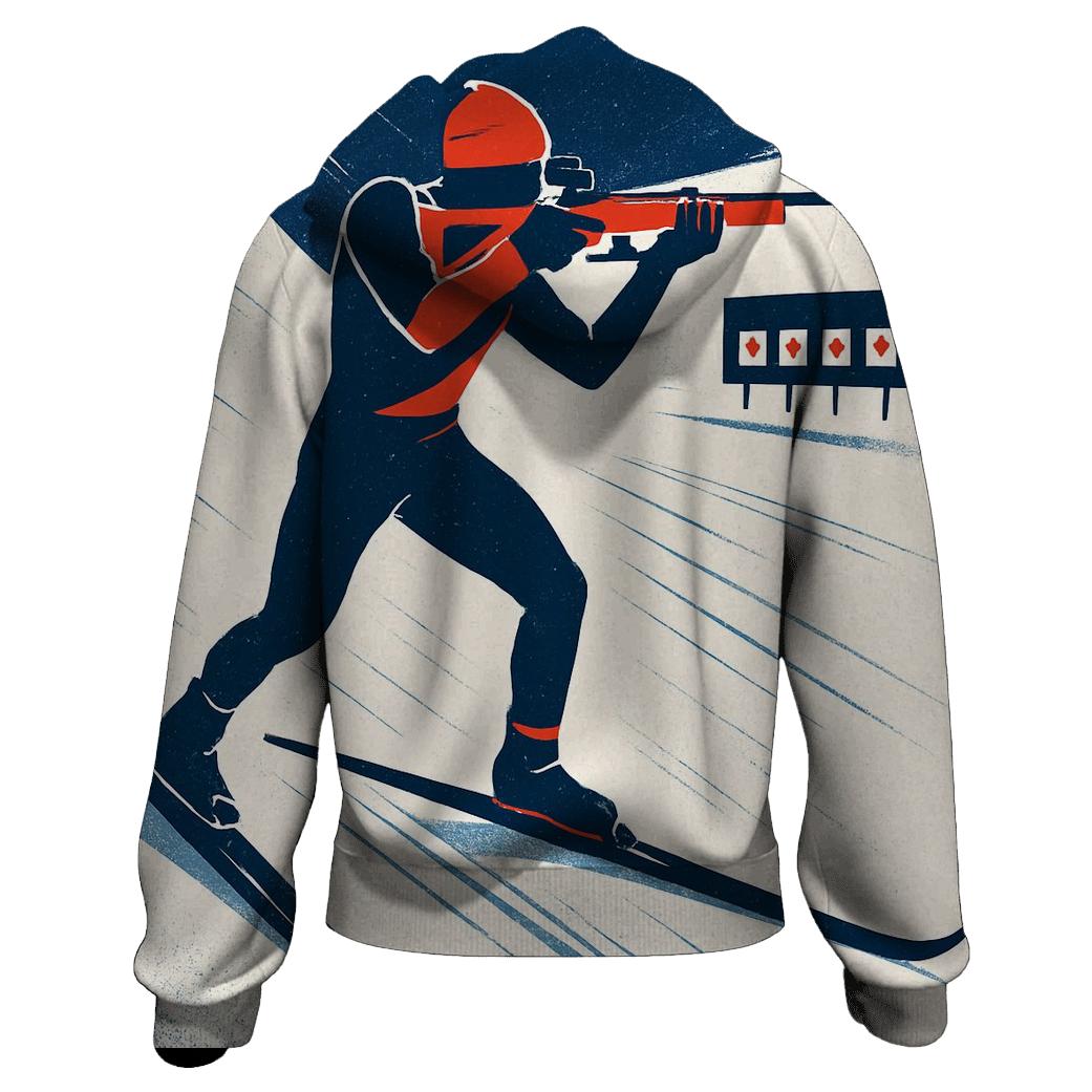 Nordic Biathlon Contrast hoodie designs