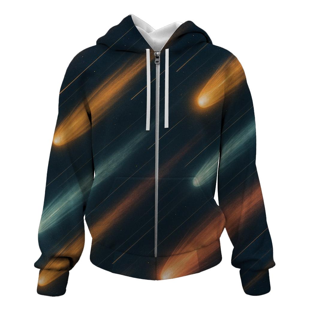 Comet Fan Overprint hoodies fashion