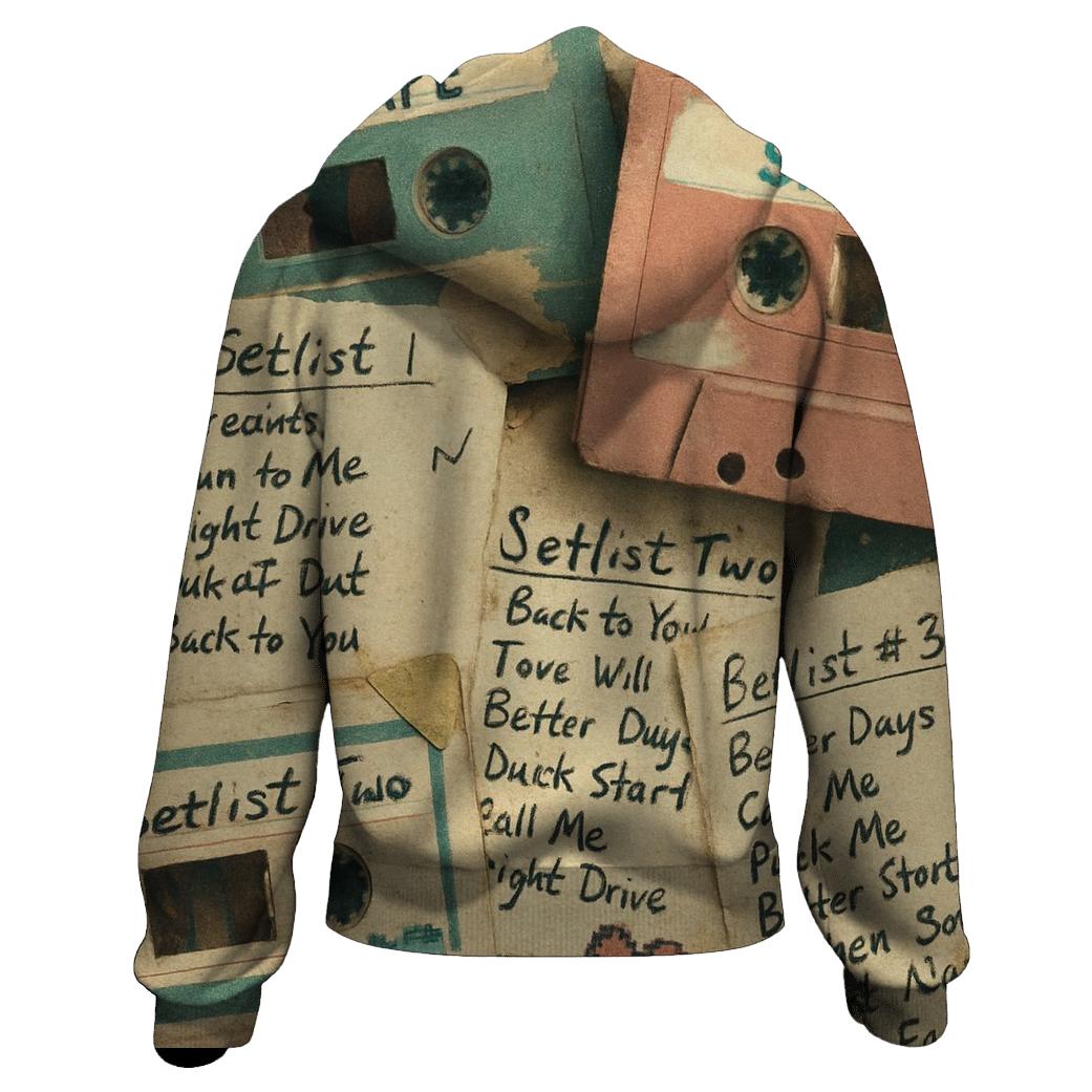 Cassette Tape Mixtape Collage pullover hoodies