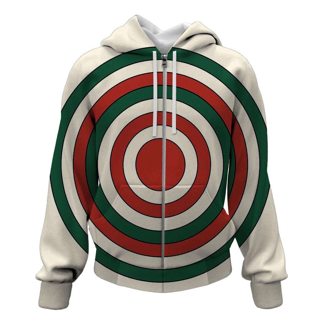 Ornament Ring Concentric graphic hoodies