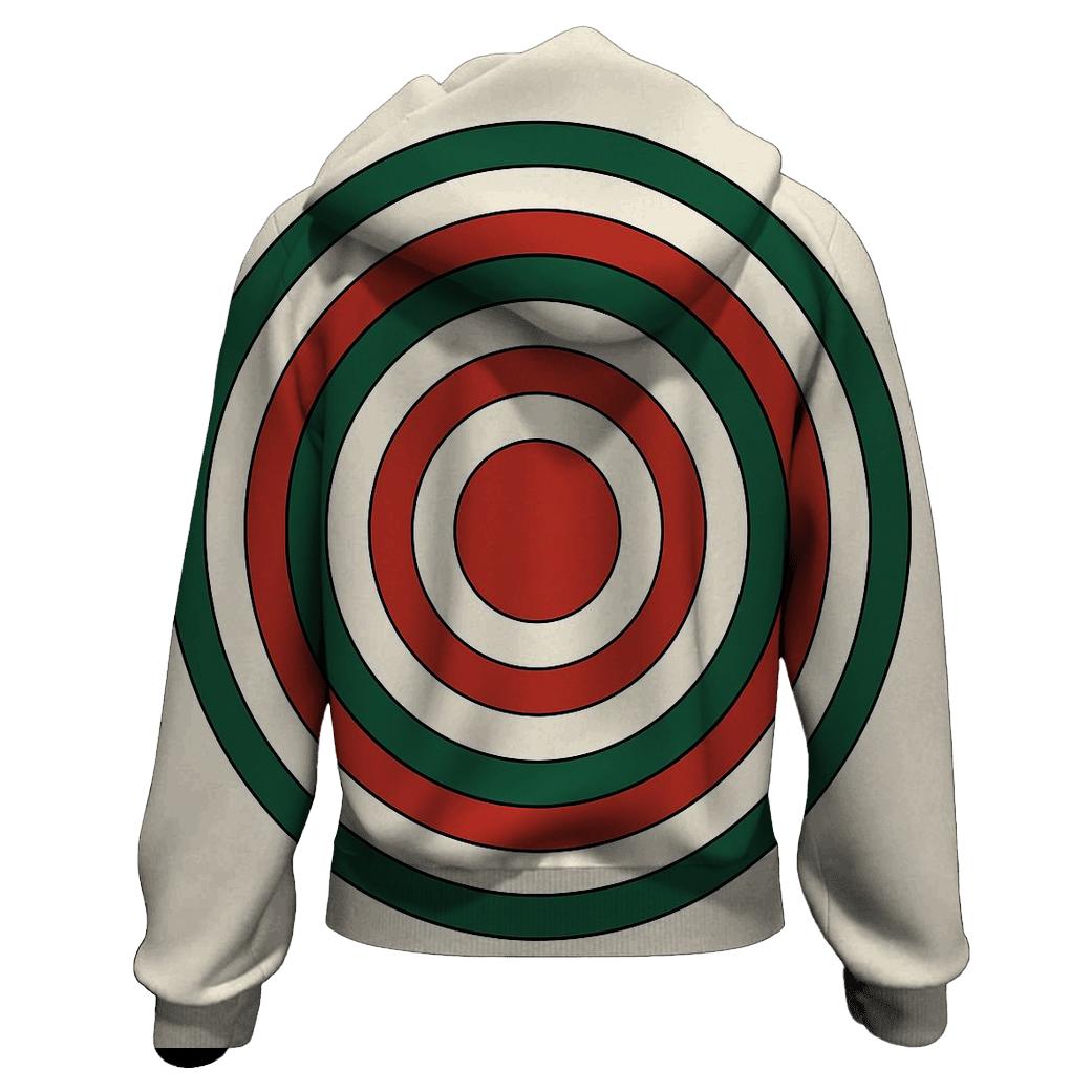 Ornament Ring Concentric graphic hoodies