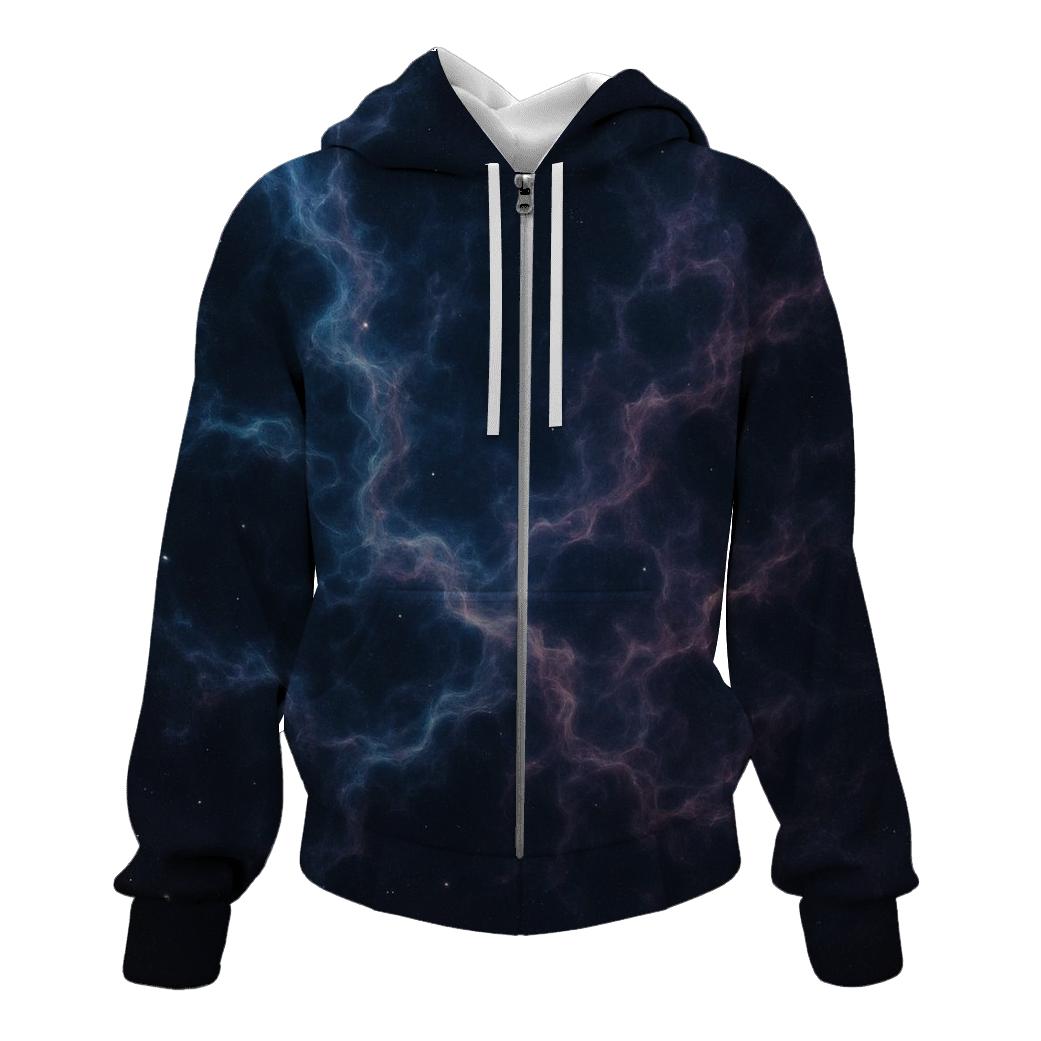 Nebula Filament Bouquet graphic hoodies
