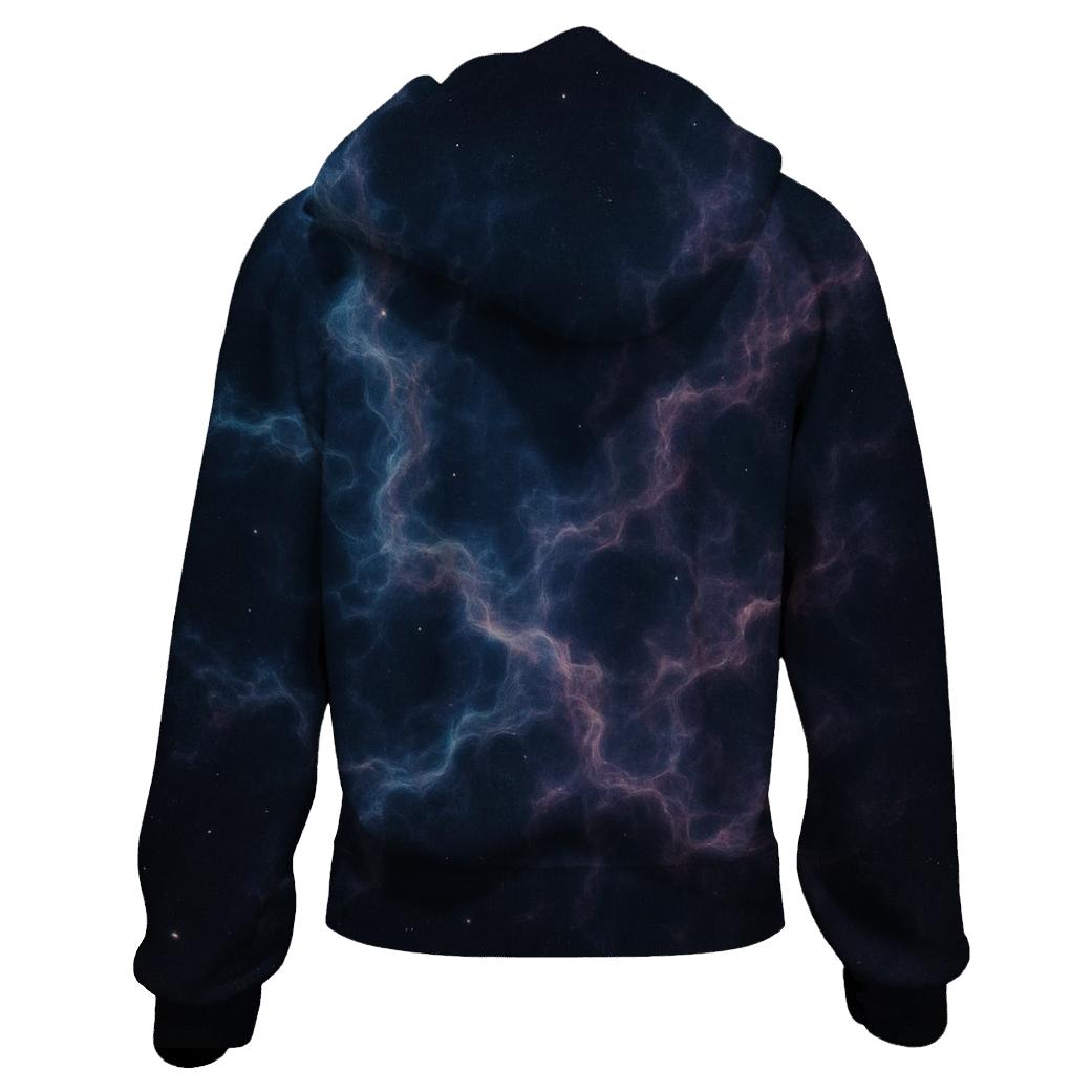 Nebula Filament Bouquet graphic hoodies