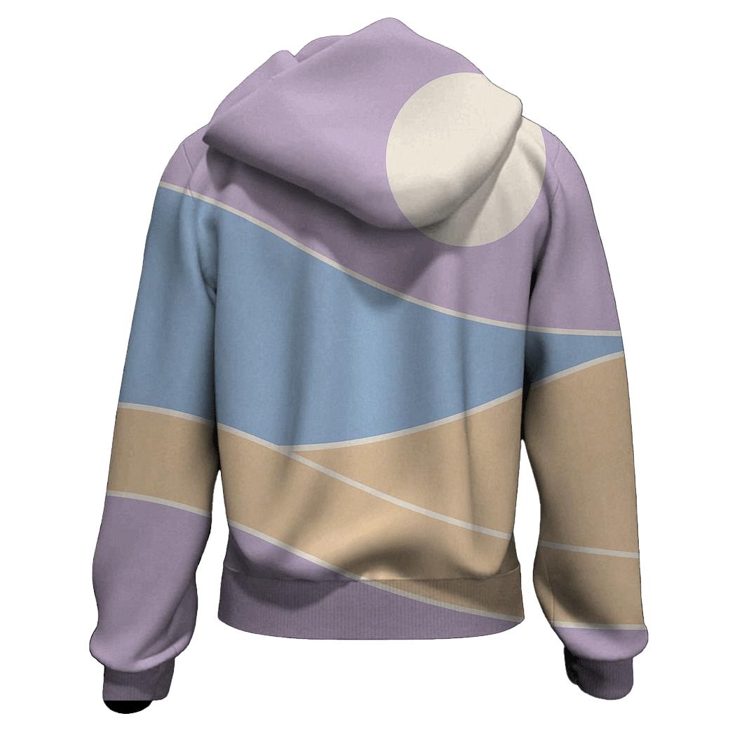 Abstract Geometry Horizon custom hoodies