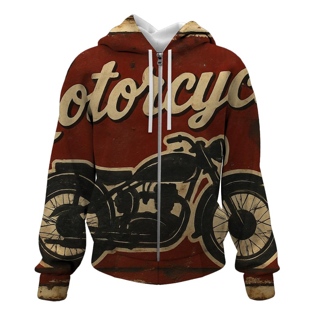 Antique Automotive Garage Sign heavyweight hoodies