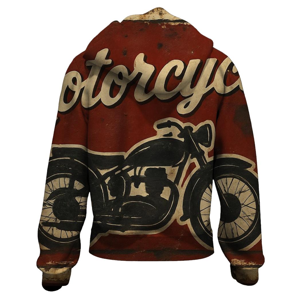 Antique Automotive Garage Sign heavyweight hoodies