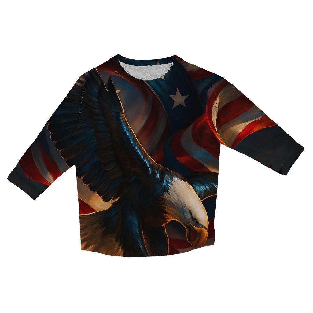 Crimson Flight designer 3/4 sleeve blouses