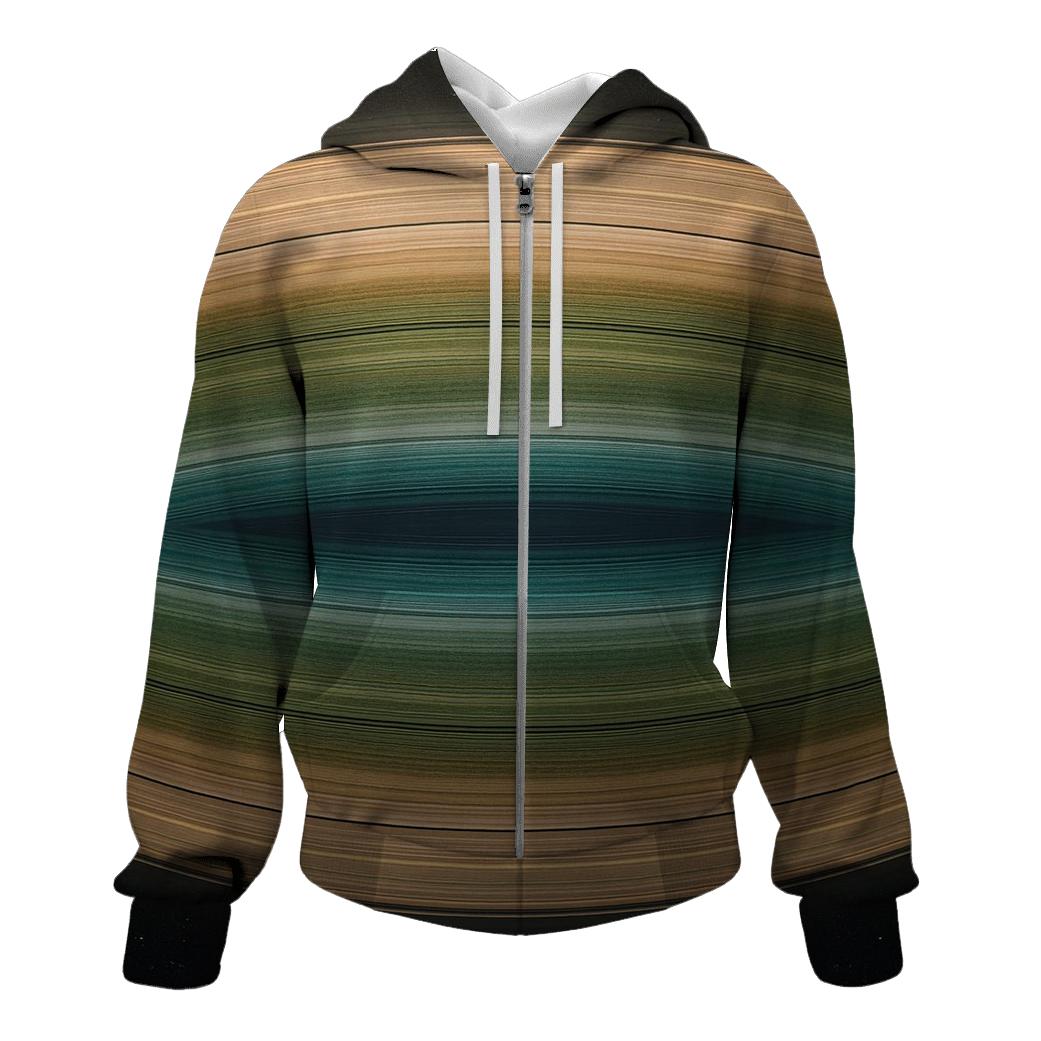 Ring Plane Horizon embroidered hoodies