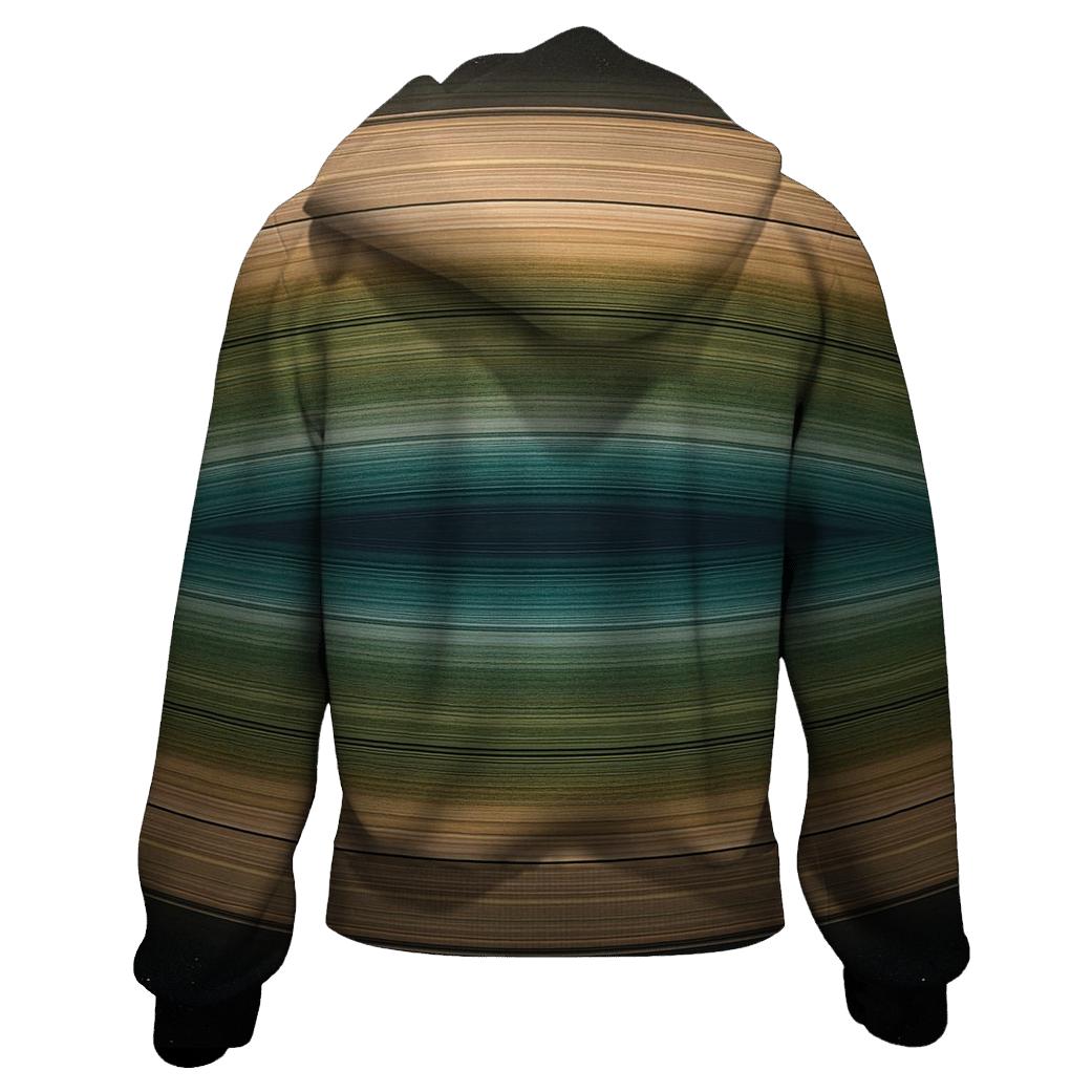 Ring Plane Horizon embroidered hoodies