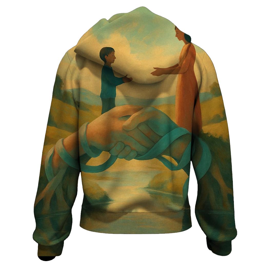 A Bridge Between Hearts premium hoodies