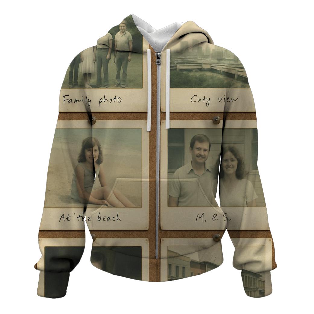 Polaroid Film Frame Collage pullover hoodies
