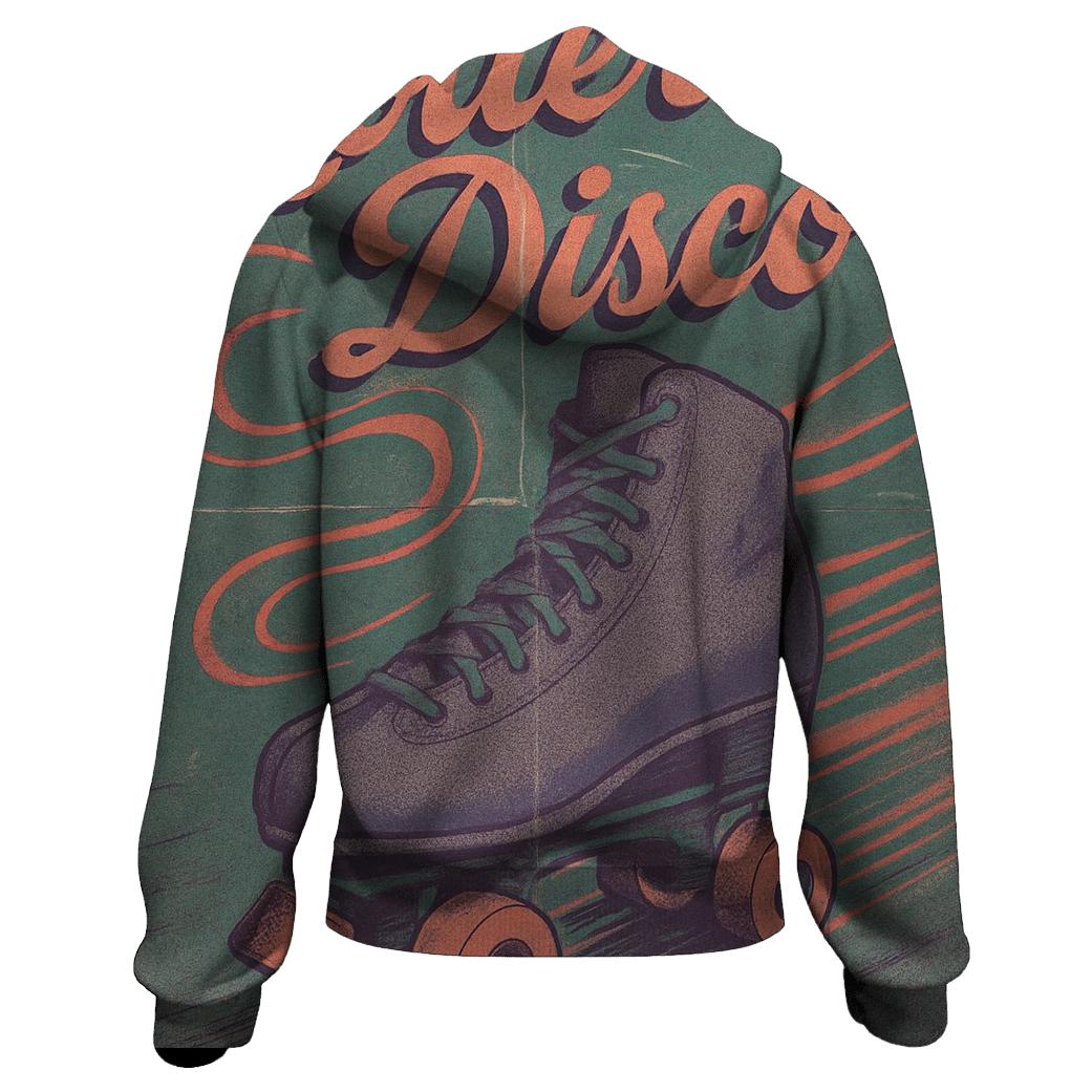 Faded Roller Rink Neon Poster hoodie trends
