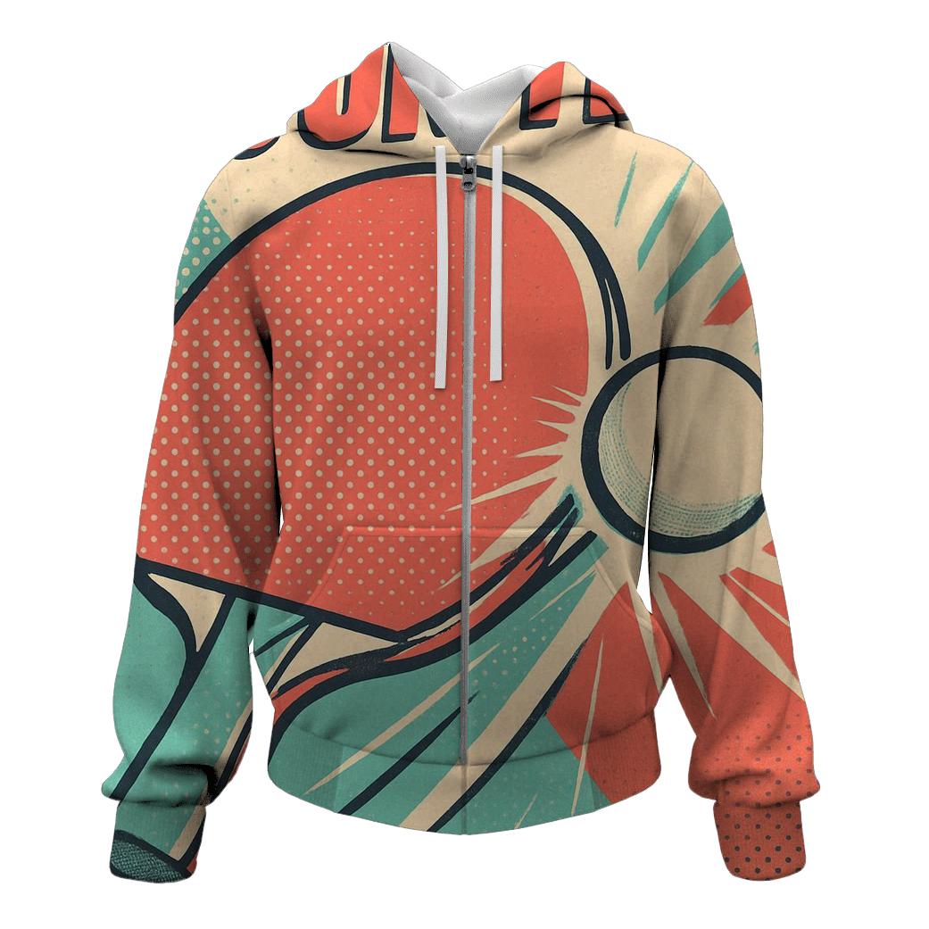 Table Tennis Retro Pop heavyweight hoodies