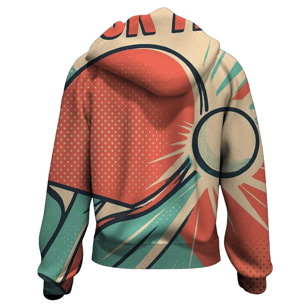 Table Tennis Retro Pop heavyweight hoodies