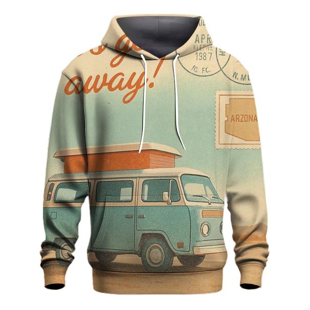 Sunfaded Roadtrip Camper printed hoodies