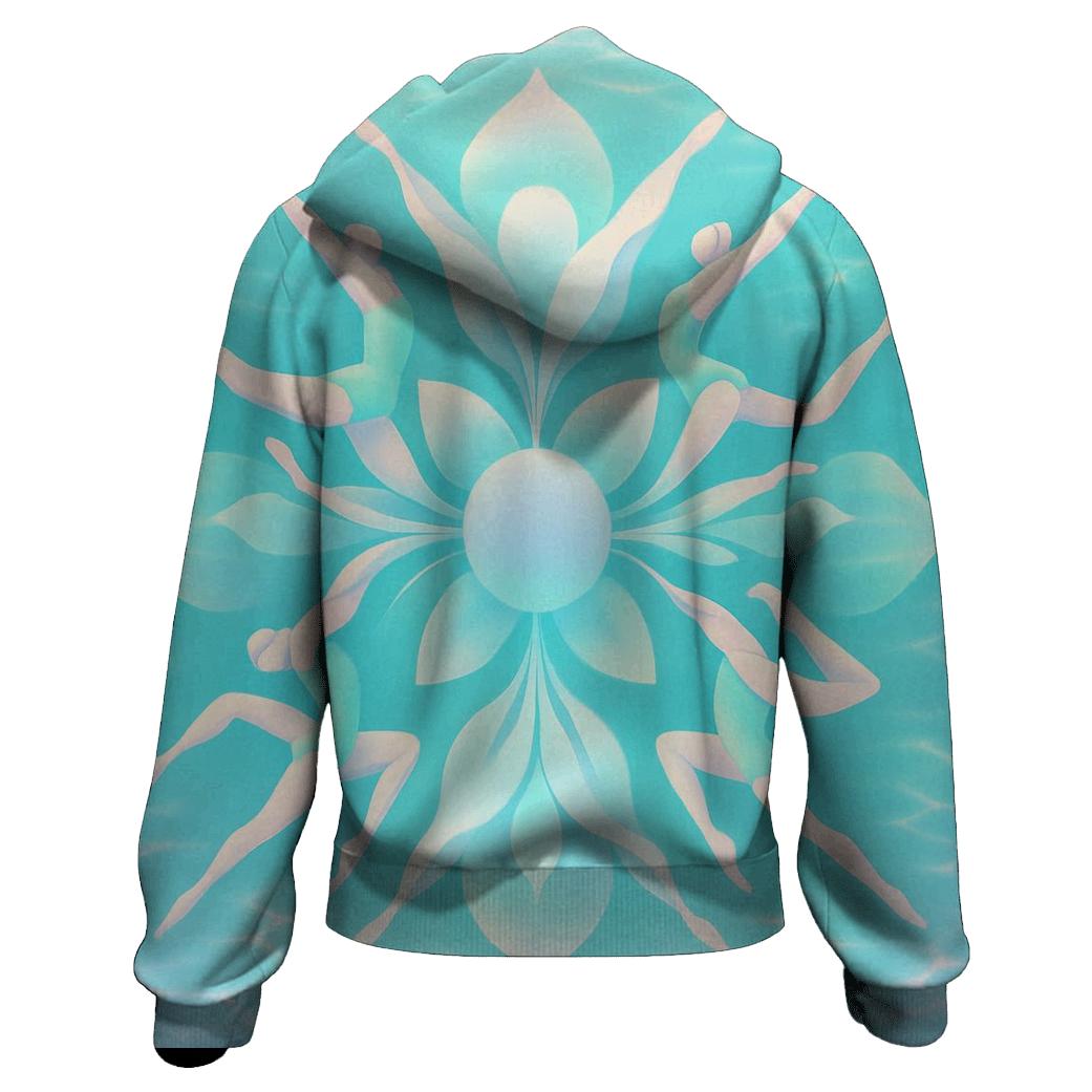 Synchronized Swimming Waveforms hoodies fashion