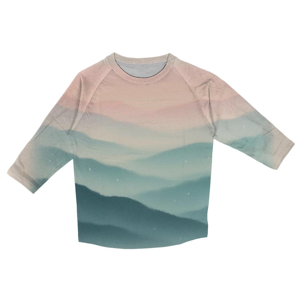 Pastel Vapor Valley personalized 3/4 sleeve tees