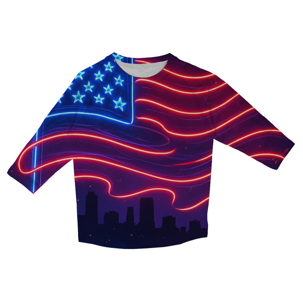 Neon Anthem cotton quarter sleeve shirts