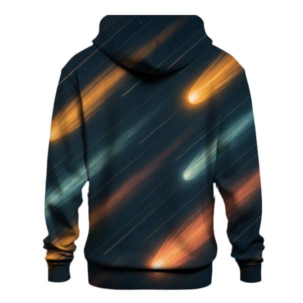 Comet Fan Overprint pullover hoodies
