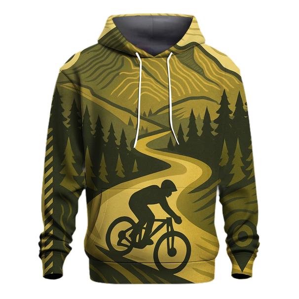Mountain Biking Trail Map hoodies fashion