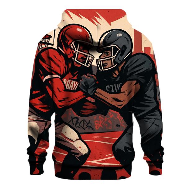 Concrete Jungle Tussle graphic hoodies