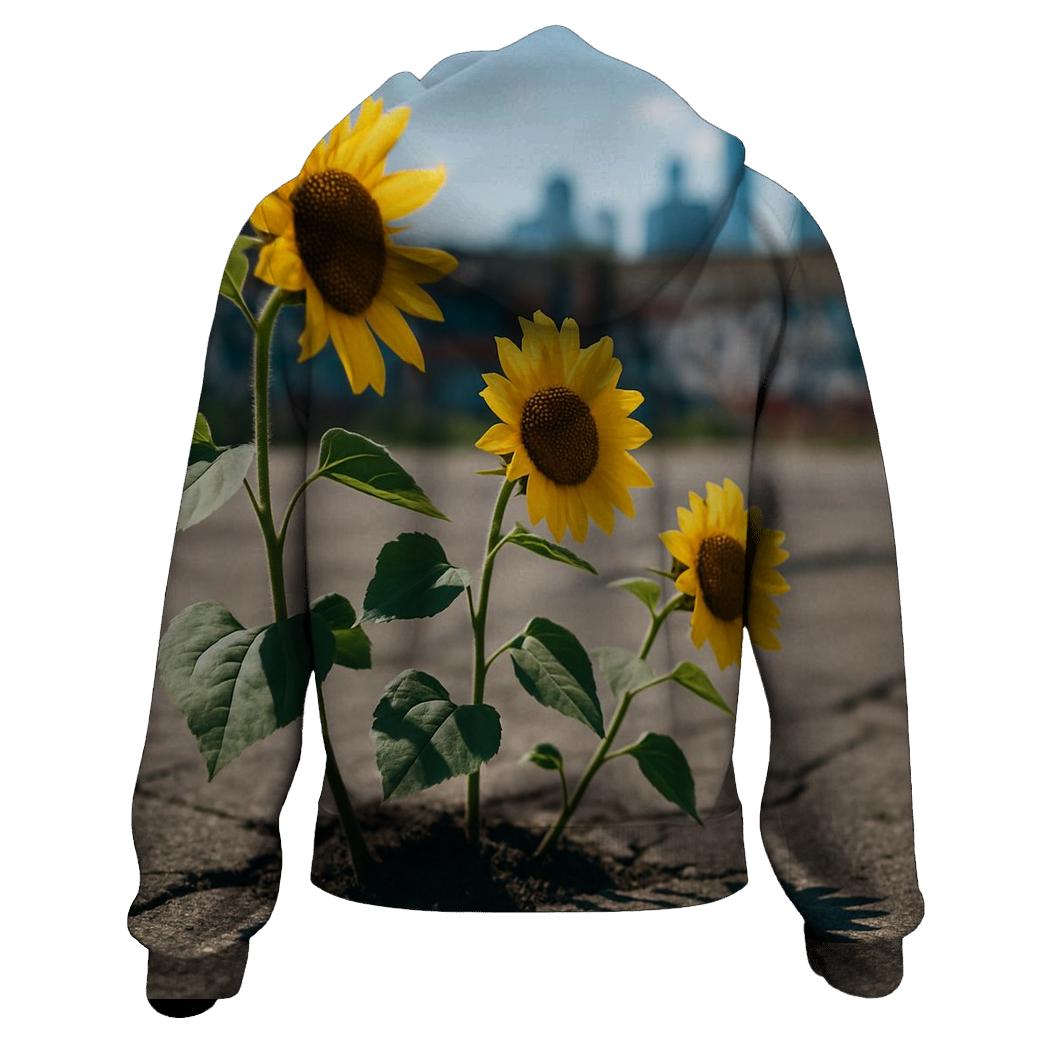 Urban Lot Sunflower Relay zip-up hoodies